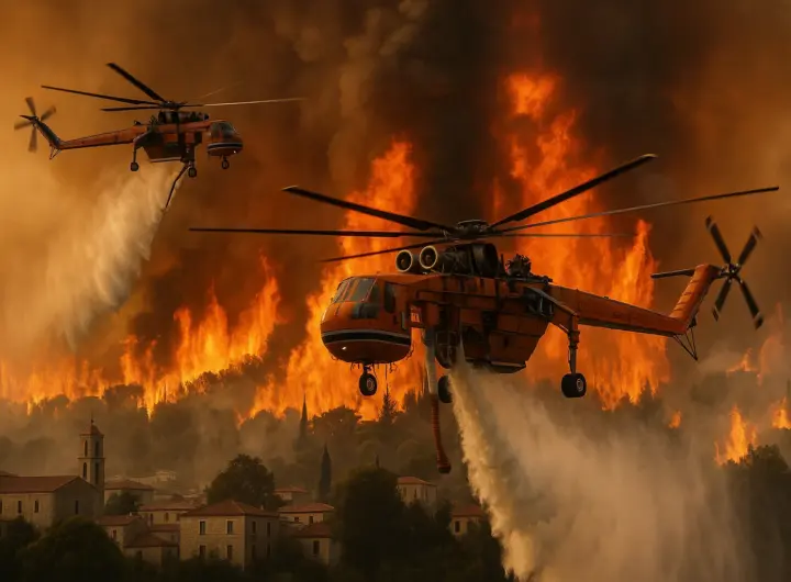 L'Europa in fiamme: ondata di incendi record in Grecia, Francia e Spagna