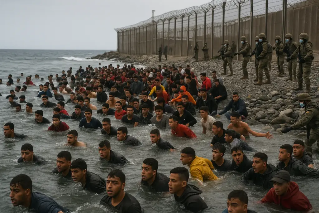 La crisi migratoria a Ceuta: 60mila attraversamenti in due giorni e il caos europeo