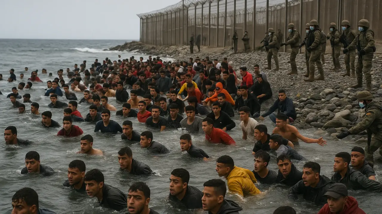 La crisi migratoria a Ceuta: 60mila attraversamenti in due giorni e il caos europeo
