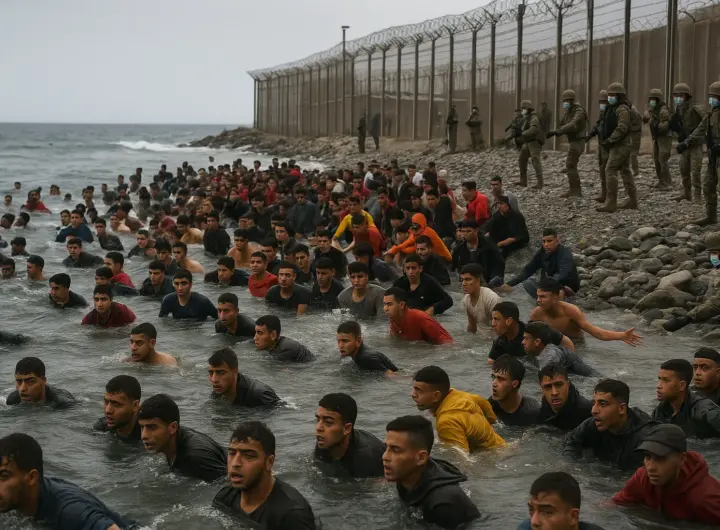 La crisi migratoria a Ceuta: 60mila attraversamenti in due giorni e il caos europeo