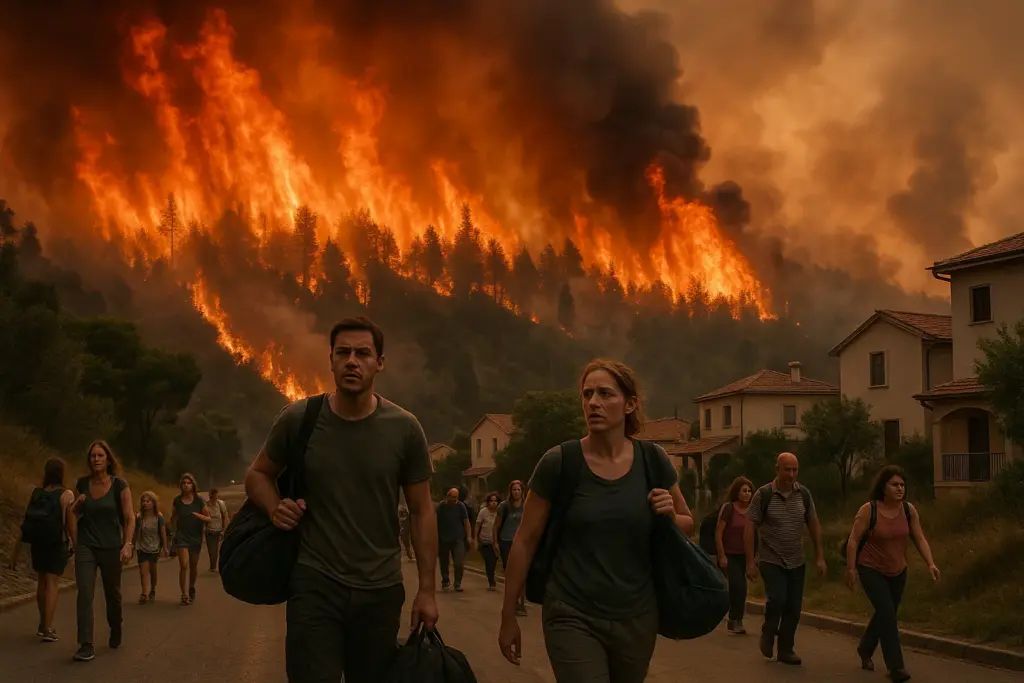 Incendi selvaggi in Europa: evacuazioni di massa da Croazia a Germania e Francia