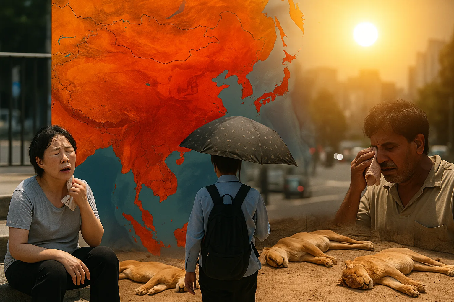 Ondata di calore record in Asia: morti e perdite economiche per i lavoratori informali