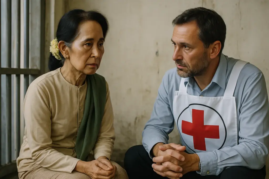 Aung San Suu Kyi incontra la Croce Rossa: primo contatto estero in cinque anni
