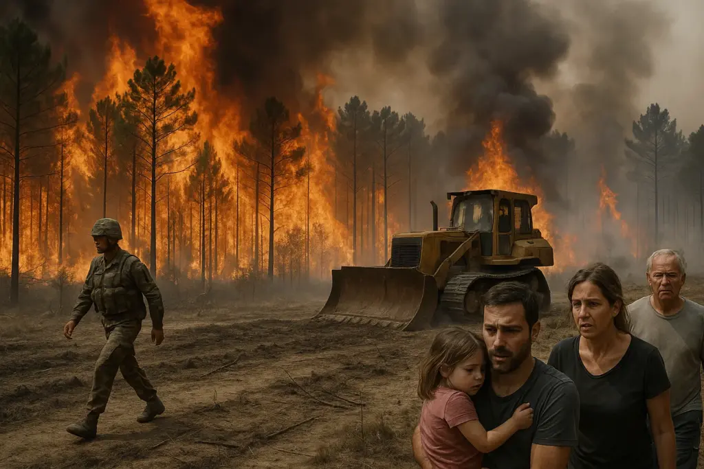 Incendi nel sud-ovest della Francia: la battaglia di luglio 2026 nel dipartimento della Gironda