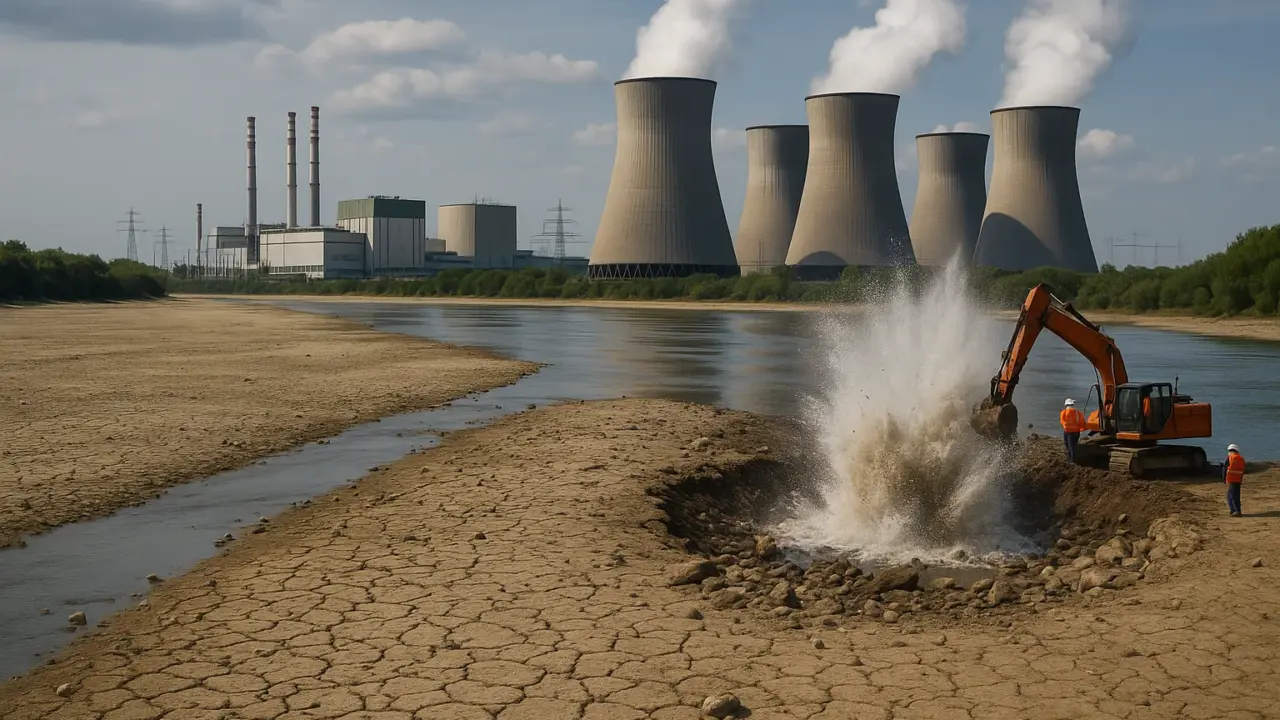 Fiumi in secca minacciano le centrali nucleari di Romania e Ungheria