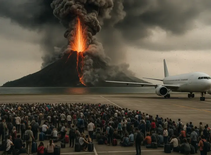Eruzione dell'Anak Krakatau: il vulcano indonesiano paralizza l'aeroporto di Jakarta