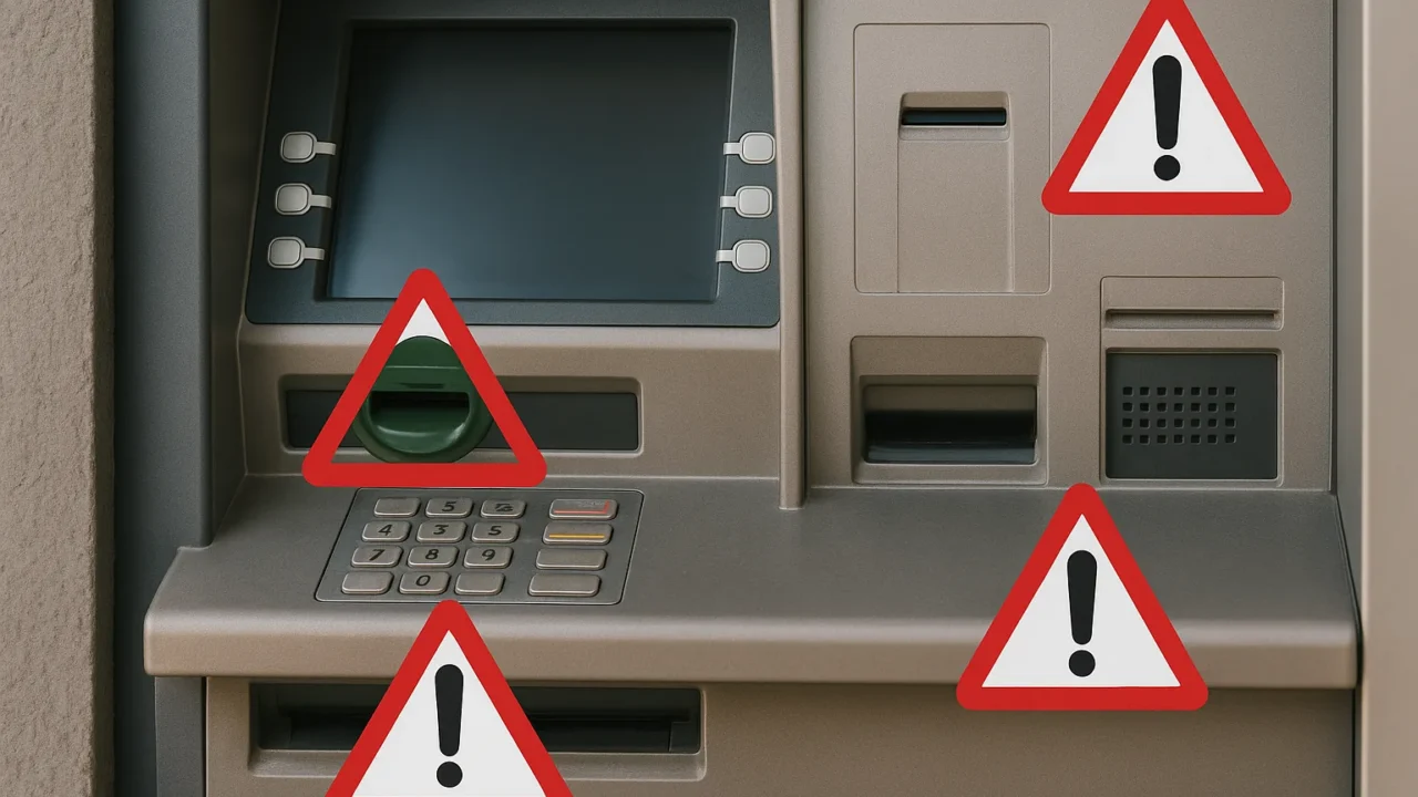 Bancomat bloccato: 5 segnali di allarme che devi conoscere