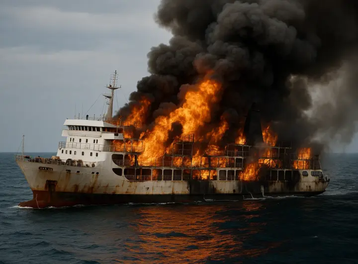 Disastri in mare: il traghetto in fiamme al largo dell'Indonesia e la sicurezza marittima