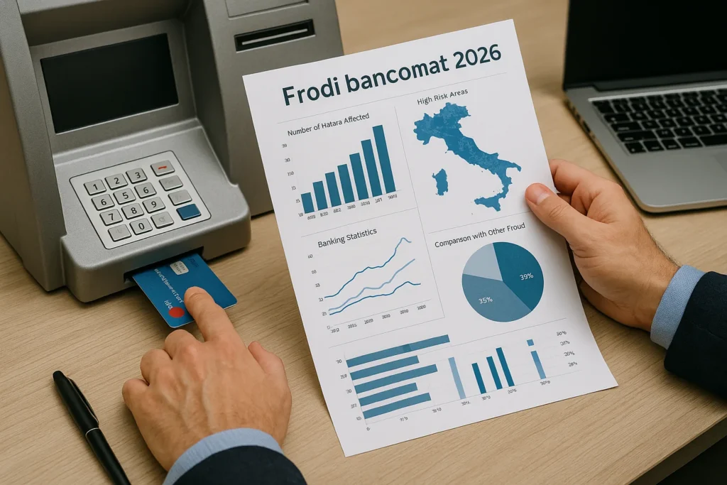 Frodi ai bancomat 2026: i numeri della nuova ondata
