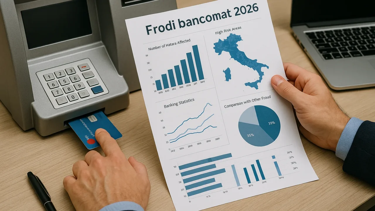 Frodi ai bancomat 2026: i numeri della nuova ondata
