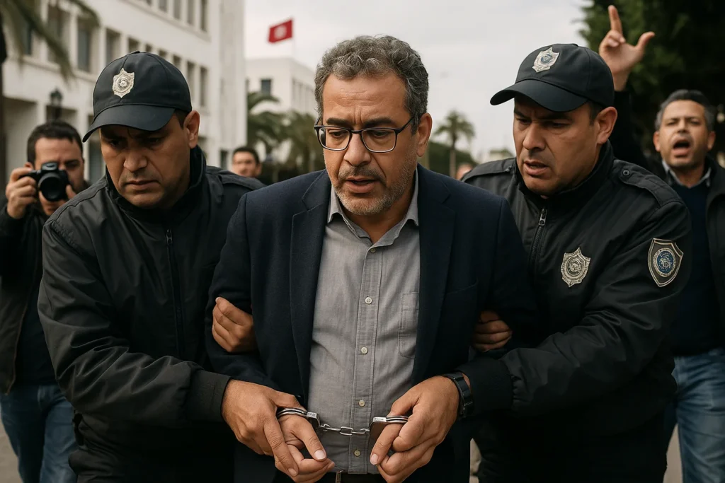 Giornalista tunisino Mohamed Yousfi arrestato: il regime di Kais Saied intensifica la repressione sulla stampa