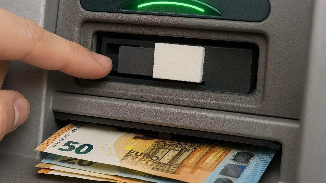 Cash trapping: come funziona la truffa della linguetta