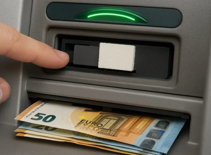 Cash trapping: come funziona la truffa della linguetta