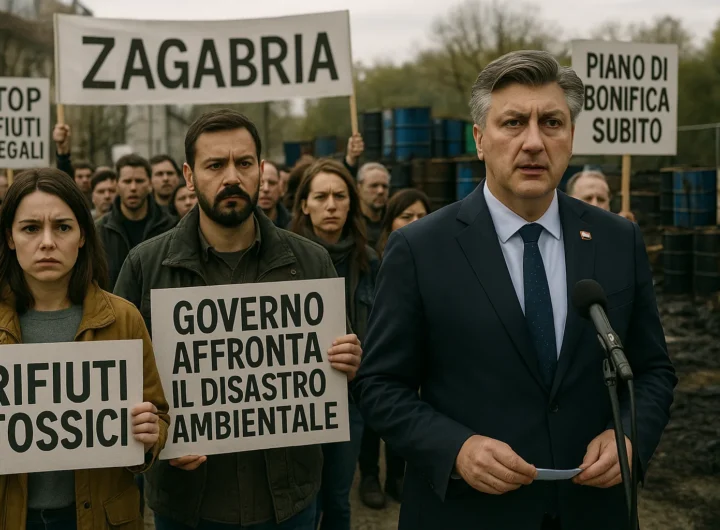 Croazia: decine di migliaia protestano per lo scandalo dei rifiuti tossici, governo promette piano in 20 giorni