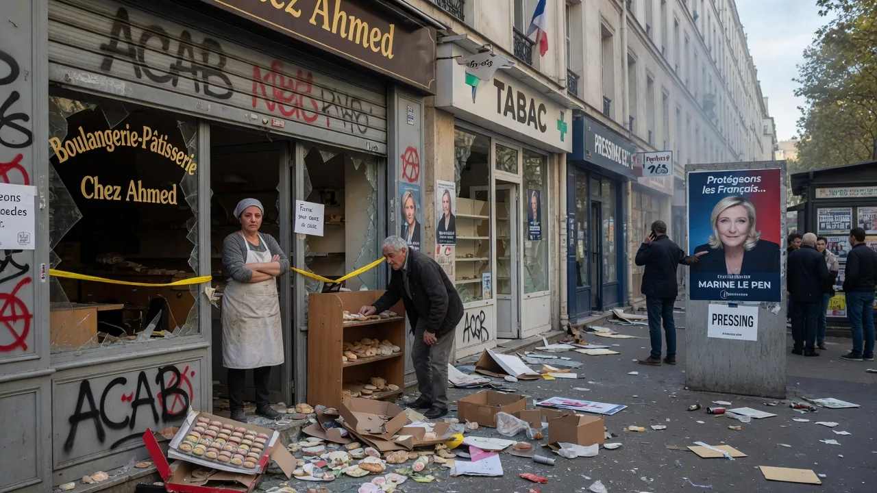 Parigi dopo i tumulti: i commercianti ripuliscono i negozi devastati