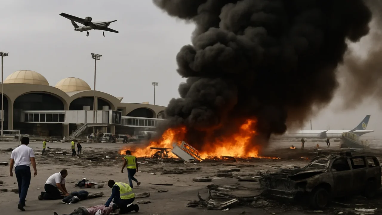 Attacchi Houthi all'aeroporto di Riyadh: tre colpi in una settimana
