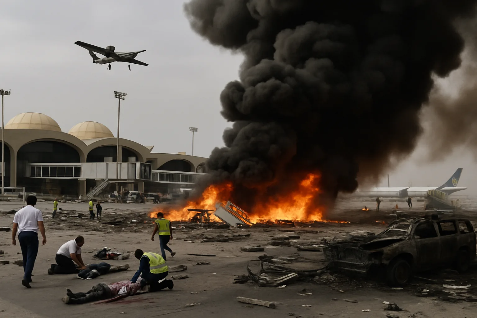 Attacchi Houthi all'aeroporto di Riyadh: tre colpi in una settimana