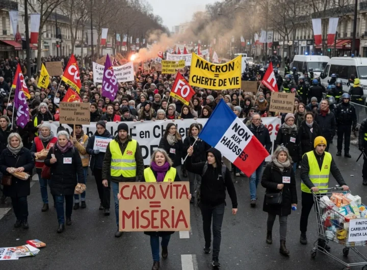 Francia, il weekend di proteste: 410mila in piazza contro il caro vita