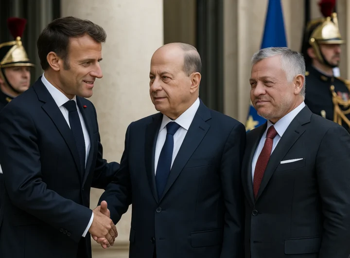 Macron ospita il presidente libanese Aoun e il re Abdullah II a Parigi per discutere la sicurezza del Libano