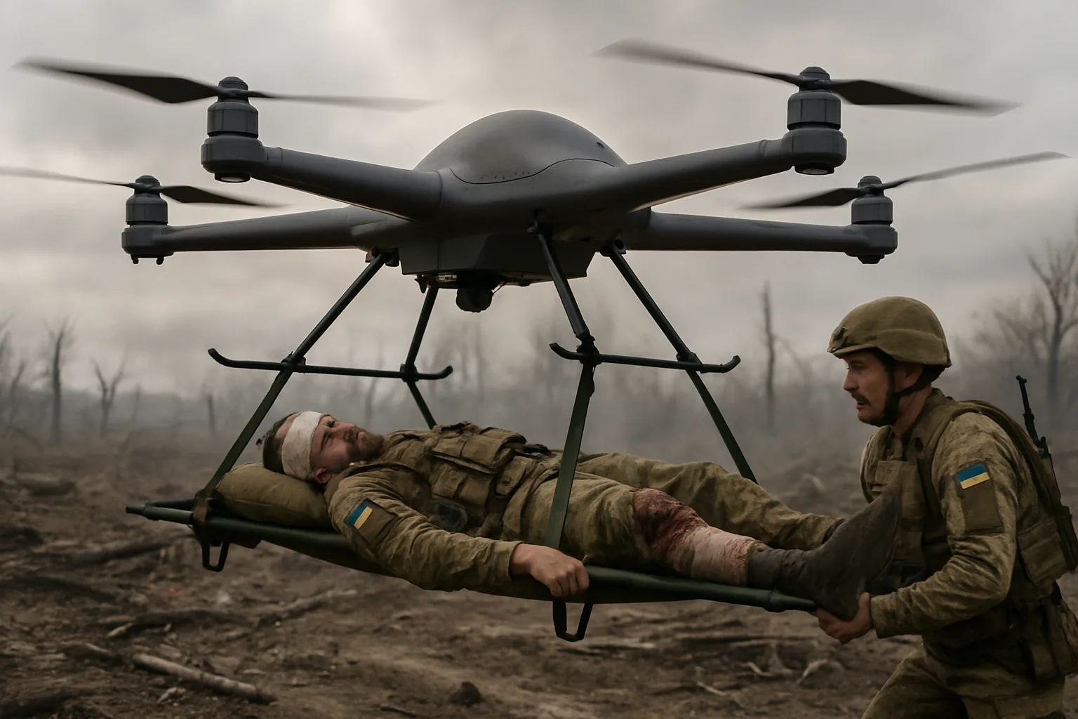 Ucraina: i droni evacuano i feriti dal fronte in un'operazione 'world-first'
