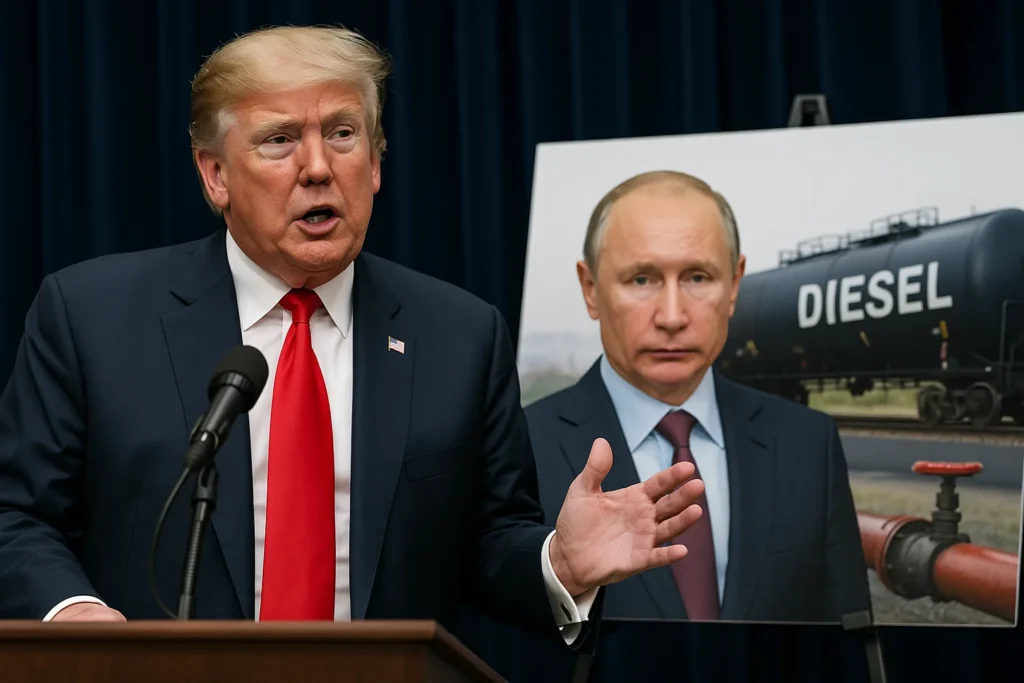 Trump e Putin accordo sul diesel russo: cosa significa per l'Ucraina e le sanzioni occidentali