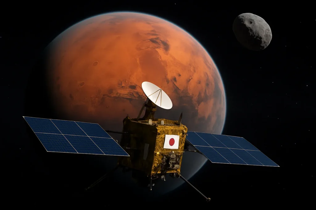 Giappone lancia missione verso i satelliti di Marte: primo campionamento nella storia