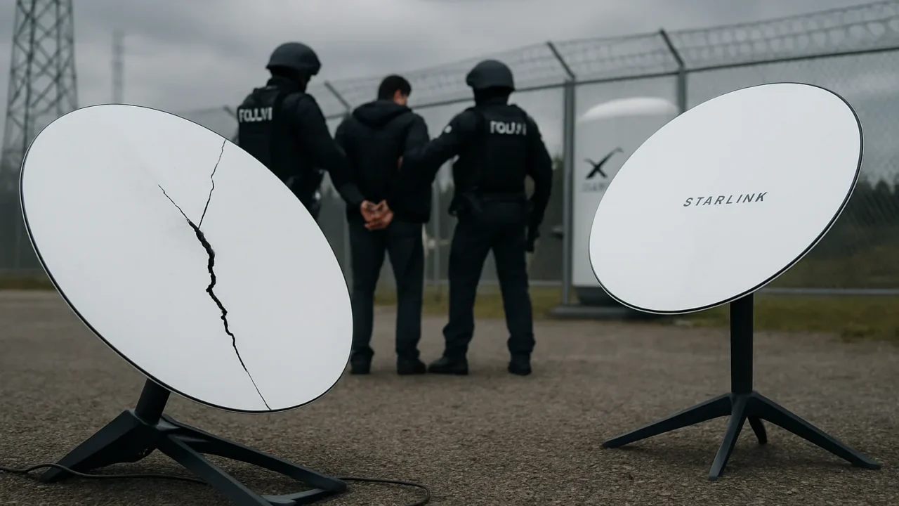 Sabotaggio della stazione Starlink in Polonia: due cittadini turchi arrestati in Germania