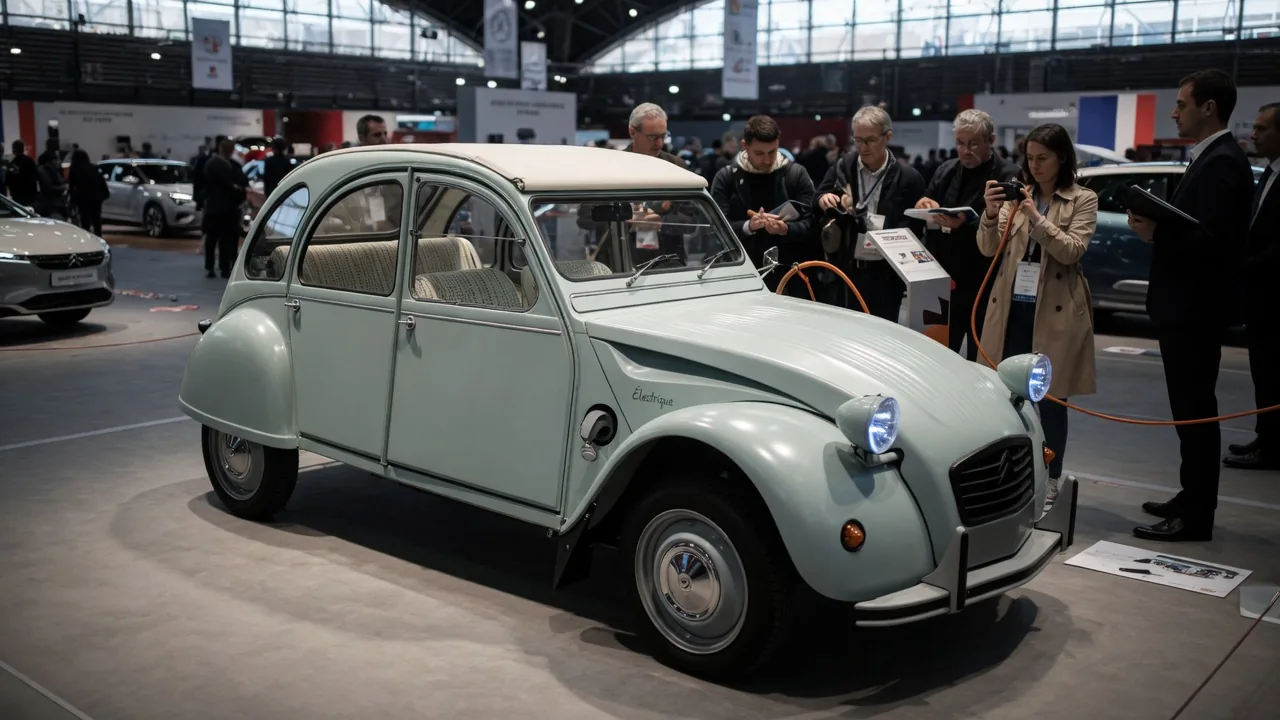 Citroën unveils electric 2CV concept, plans production within two years