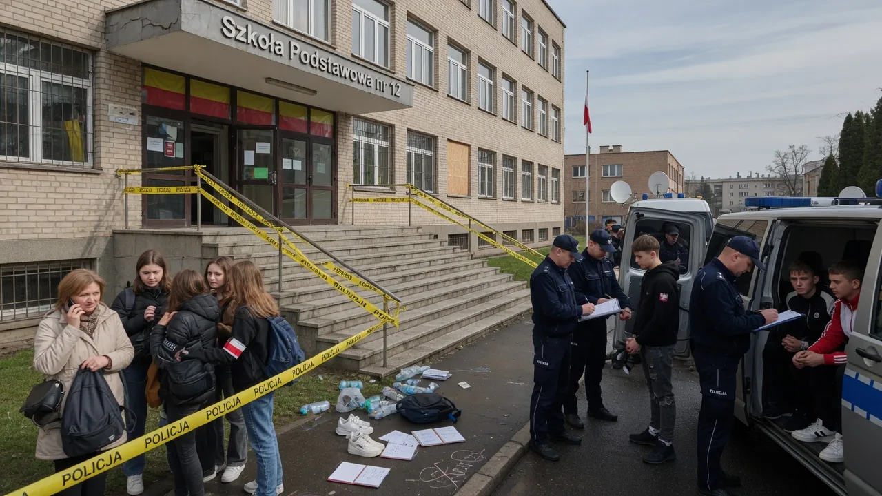 Attacchi a scuole in Polonia: tre feriti in una settimana, 76 persone arrestate