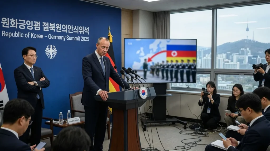 Merz in Corea del Sud: la Corea del Nord minaccia la sicurezza europea